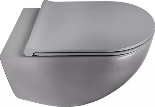 Унитаз подвесной Galassia Dream 7334GM серый матовый