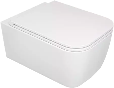 Унитаз подвесной GSG Brio BRWCSO000 безободковая, белый глянец