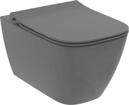 Унитаз подвесной Ideal Standard I Life B T533058 безободковый, с микролифтом, технология RimLS+, серый