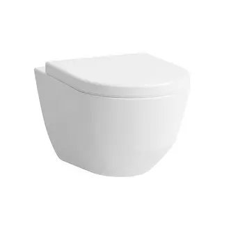 Унитаз подвесной Laufen Pro Rimless скрытый ободок укороченный 8.2096.5.000.000.1