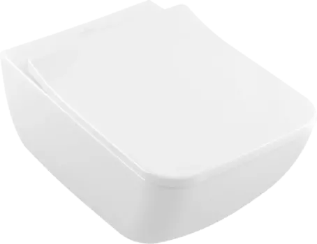 Унитаз подвесной Villeroy & Boch Venticello 4611R0RW безободковый с микролифтом, альпийский белый