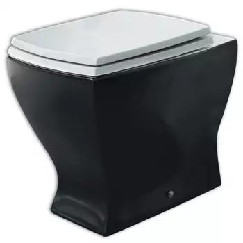 Унитаз приставной ArtCeram Jazz JZV002 черная с белым JZV002 01;50 (JZ03C)