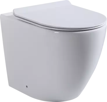 Унитаз приставной beWash Aldo BKFSR001565 безободковый, с микролифтом, белый глянец