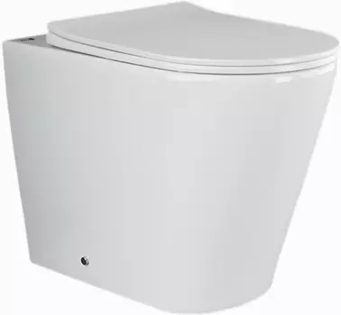 Унитаз приставной Ceramica Nova Highlight CN1812 с микролифтом, безободковый