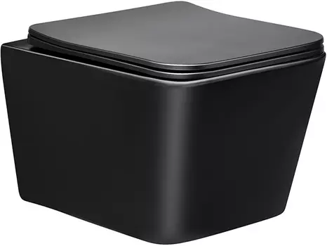 Унитаз Vincea Q-Line VT1-12MB подвесной Черный матовый с сиденьем Микролифт