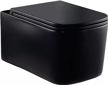 Унитаз Vincea Ultra Rimless VT1-32MB подвесной Черный матовый с сиденьем Микролифт