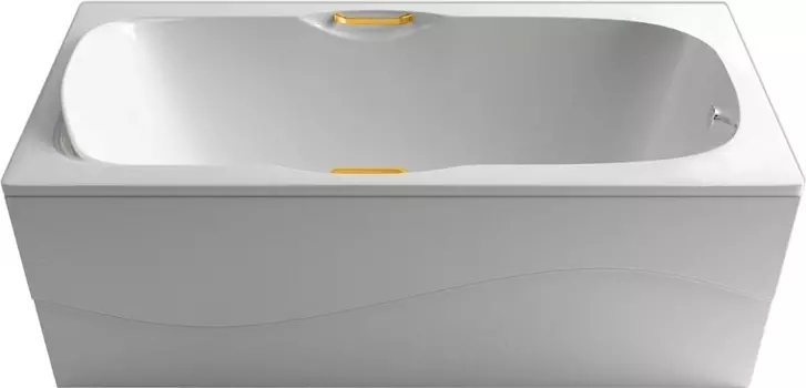 Ванна из искусственного камня Фэма Алассио 170x75 ручки золото