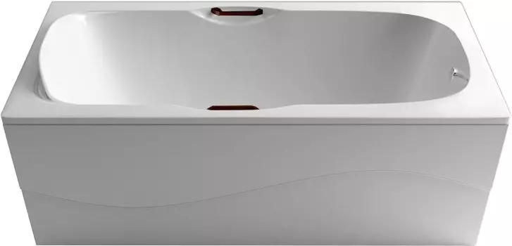 Ванна из искусственного камня Фэма Алассио 180x75 ручки черные