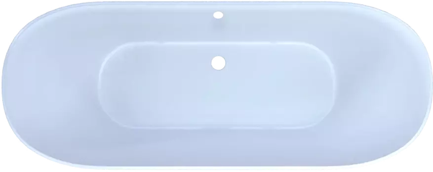 Ванна из искусственного камня Фэма Белла 4607146342252 160x65 см, отдельностоящая, овальная, белая матовая