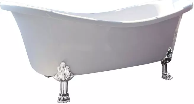 Ванна из искусственного камня Фэма Габриэлла 2 185x85 см, отдельностоящая, овальная, с декоративными ножками