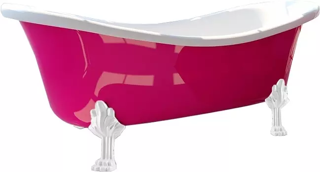 Ванна из искусственного камня Фэма Габриэлла 2 цветная, белые ножки