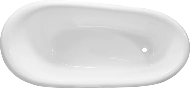 Ванна из искусственного камня Эстет Марсель 160х80 ножки золото ФР-00013256