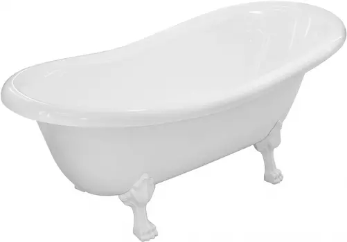 Ванна из искусственного камня Эстет Марсель ФР-00006516 170x80 ножки белые