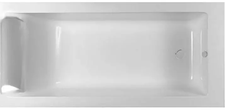 Ванна из искусственного камня Marmo Bagno Ницца 180x80 с подголовником