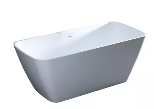 Ванна из искусственного камня Salini Agatha 180х80 S-Stone, белая матовая 100221M