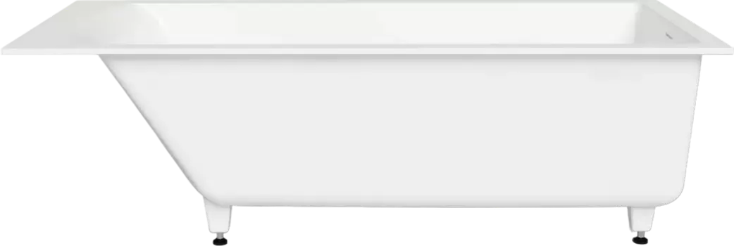 Ванна из искусственного камня Salini Cascata Kit S-Sense 180x80 см, с ножками, со сливом-переливом, с донным клапаном 104513G