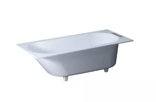 Ванна из искусственного камня Salini Ornella Kit 180х80 S-Stone, белая матовая 102422M