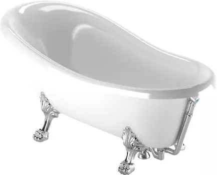 Ванна из искусственного камня Veragio Markiza 30257 слив-перелив хром /30257