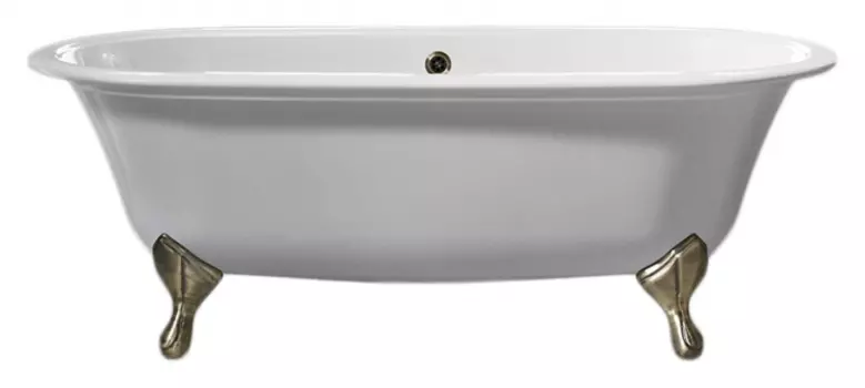 Ванна из искусственного камня Victoria+Albert Radford aged bronze RAD-N-SW + FT-RAD-AB