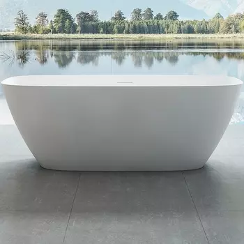 Ванна из искусственного камня Vincea 170x72 VBT-6S02MW белая, матовая