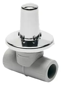 Вентиль Ekoplastik 25 проходной под штукатурку SVEPLK025X