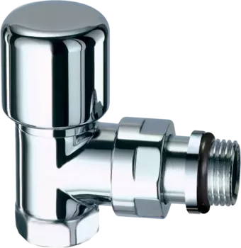 Вентиль FAR TopFAR FL 0148 12P 1/2 ВР, термостатический, угловой, уплотнение epdm, серебро