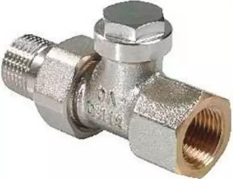 Вентиль Oventrop Combi 2 DN 15 1/2 прямой, запорный, нижний 1091162