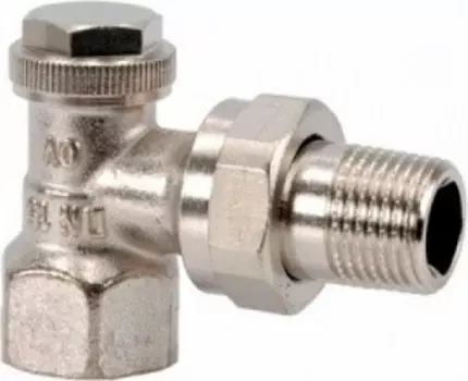 Вентиль Oventrop Combi 2 DN 15 1/2 угловой, запорный, нижний 1091062