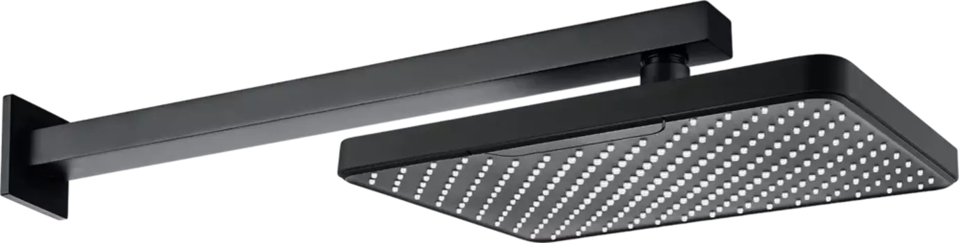 Верхний душ Акватек AQ2081MB 305х205 мм, черный