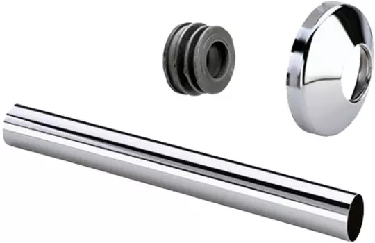 Впускной патрубок для унитаза Kerasan 755290 сr хром