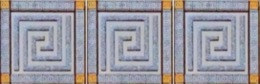 Вставка Laparet Пальмира стеклянная серая