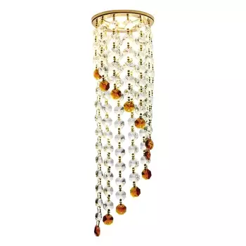 Встраиваемый светильник Ambrella light Crystal K3440 CL/BR/G
