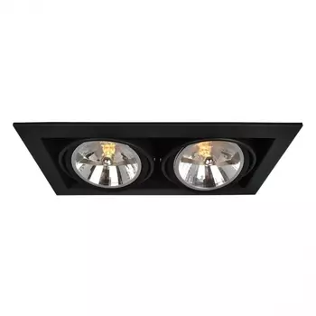 Встраиваемый светильник Arte Lamp Cardani A5935PL-2BK