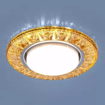 Встраиваемый светильник Elektrostandard 3022 GX53 GD золото 4690389100055