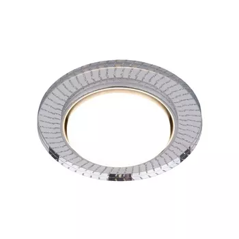 Встраиваемый светильник Elektrostandard 3033 GX53 CL/SL прозрачный/серебро 4690389142413