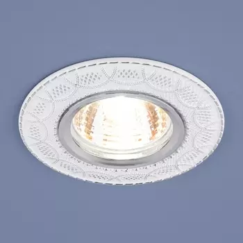 Встраиваемый светильник Elektrostandard 7010 MR16 WH/SL белый/серебро 4690389099267