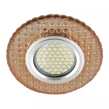 Встраиваемый светильник Fametto Luciole DLS-L143 Gu5.3 Glassy/Light Tea