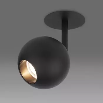Встраиваемый светодиодный спот Elektrostandard Ball 9926 LED 12W 4200K черный 4690389169854
