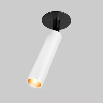 Встраиваемый светодиодный спот Elektrostandard Diffe 25027/Led белый/черный a058216 4690389182341
