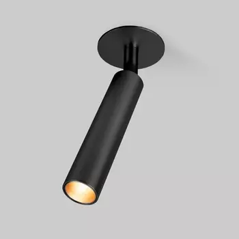 Встраиваемый светодиодный спот Elektrostandard Diffe 25027/Led черный a058215 4690389182327