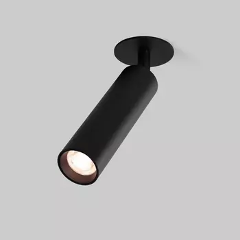 Встраиваемый светодиодный спот Elektrostandard Diffe 25040/Led черный a058226 4690389182402