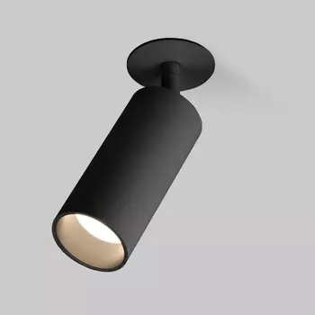 Встраиваемый светодиодный спот Elektrostandard Diffe 25052/Led черный a058171 4690389182242