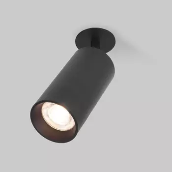 Встраиваемый светодиодный спот Elektrostandard Diffe 25066/Led черный a058211 4690389182280