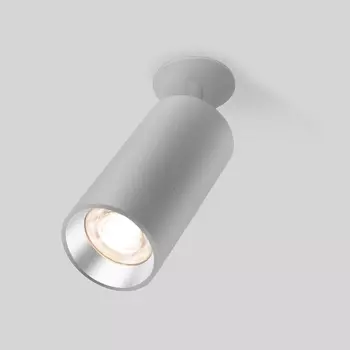Встраиваемый светодиодный спот Elektrostandard Diffe 25066/Led серебряный a058212 4690389182297