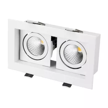 Встраиваемый светодиодный светильник Arlight CL-Kardan-S180x102-2x9W Day 024138 /024138