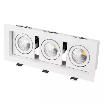 Встраиваемый светодиодный светильник Arlight CL-Kardan-S260x102-3x9W Warm 024133 /024133