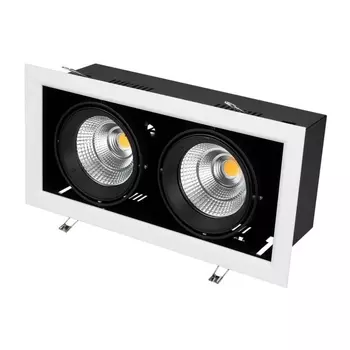 Встраиваемый светодиодный светильник Arlight CL-Kardan-S375x190-2x25W White6000 028862 /028862