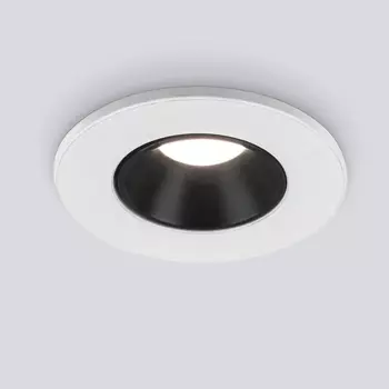 Встраиваемый светодиодный светильник Elektrostandard 25025/Led 3W 4200K WH/BK белый/черный 4690389177316