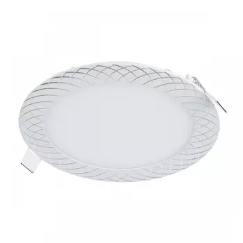 Встраиваемый светодиодный светильник Elektrostandard DLR005 12W 4200K WH белый 4690389084775