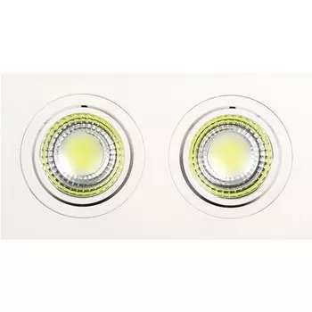 Встраиваемый светодиодный светильник Horoz 2X5W 6400К белый 016-021-0010 (HL6702L)